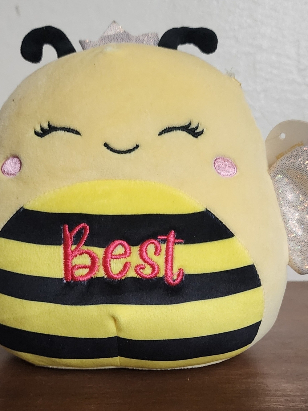Squishmallow 6.5"Plush Bee   Yellow and Black